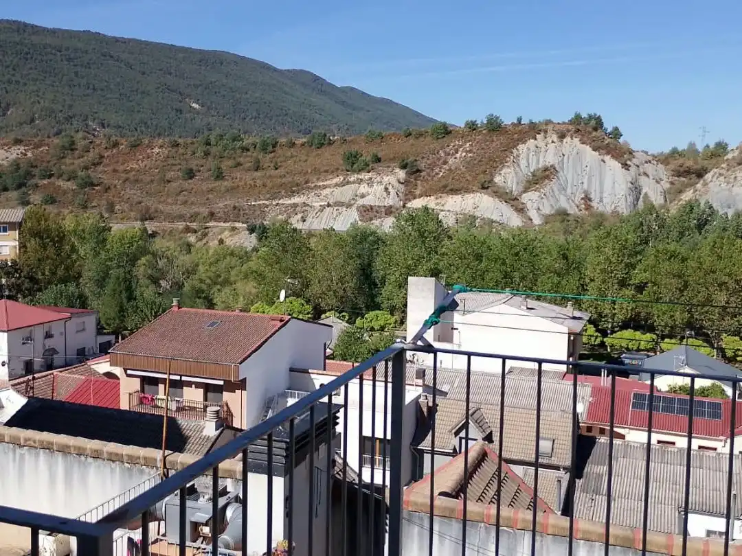 Terrasse von Wohnung zur Miete in Sardas - Puente de Sabiñánigo