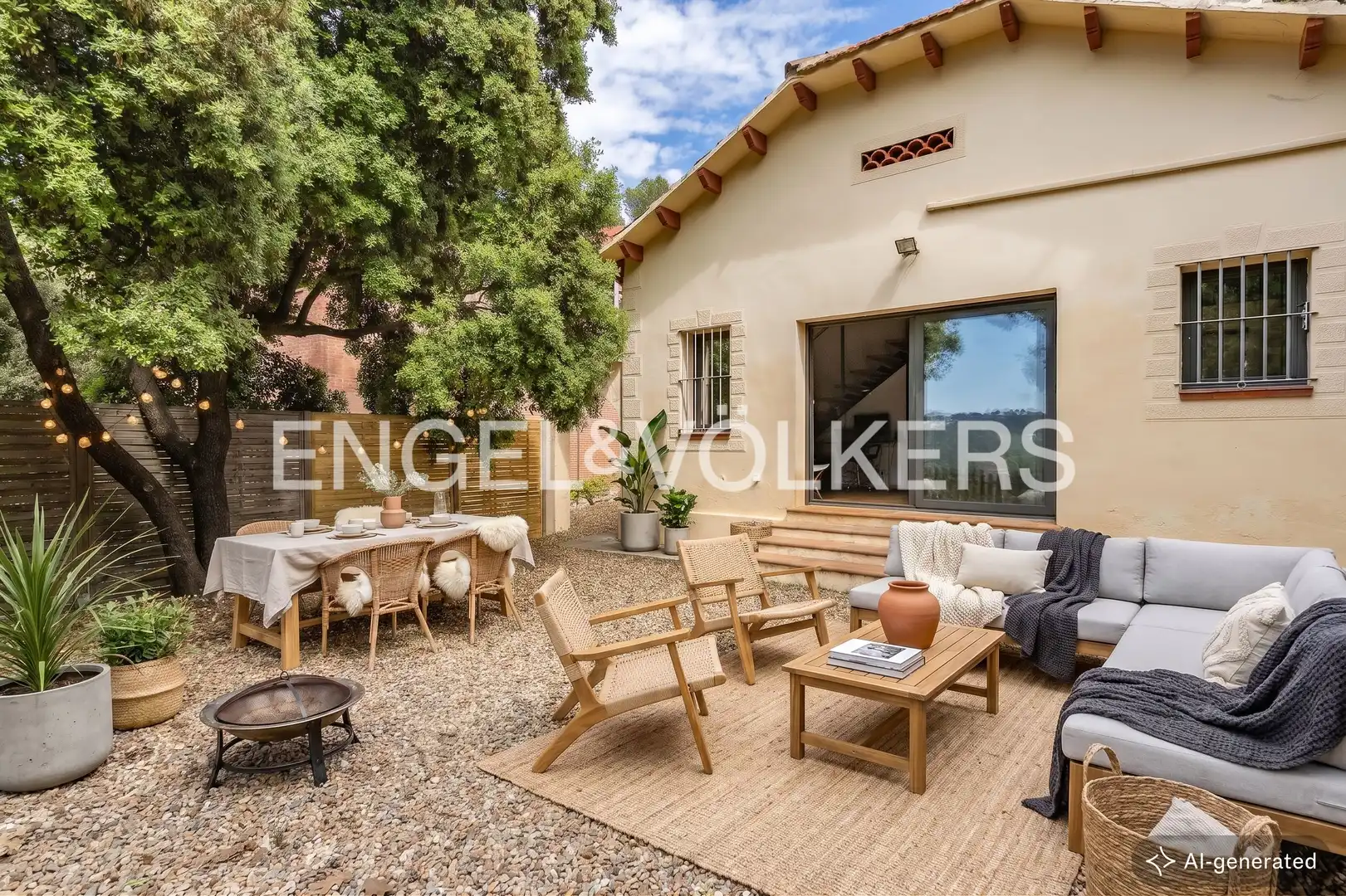 Terrace of Houses for sale in Sant Cugat del Vallès  with Air Conditioner, Heating and Private garden
