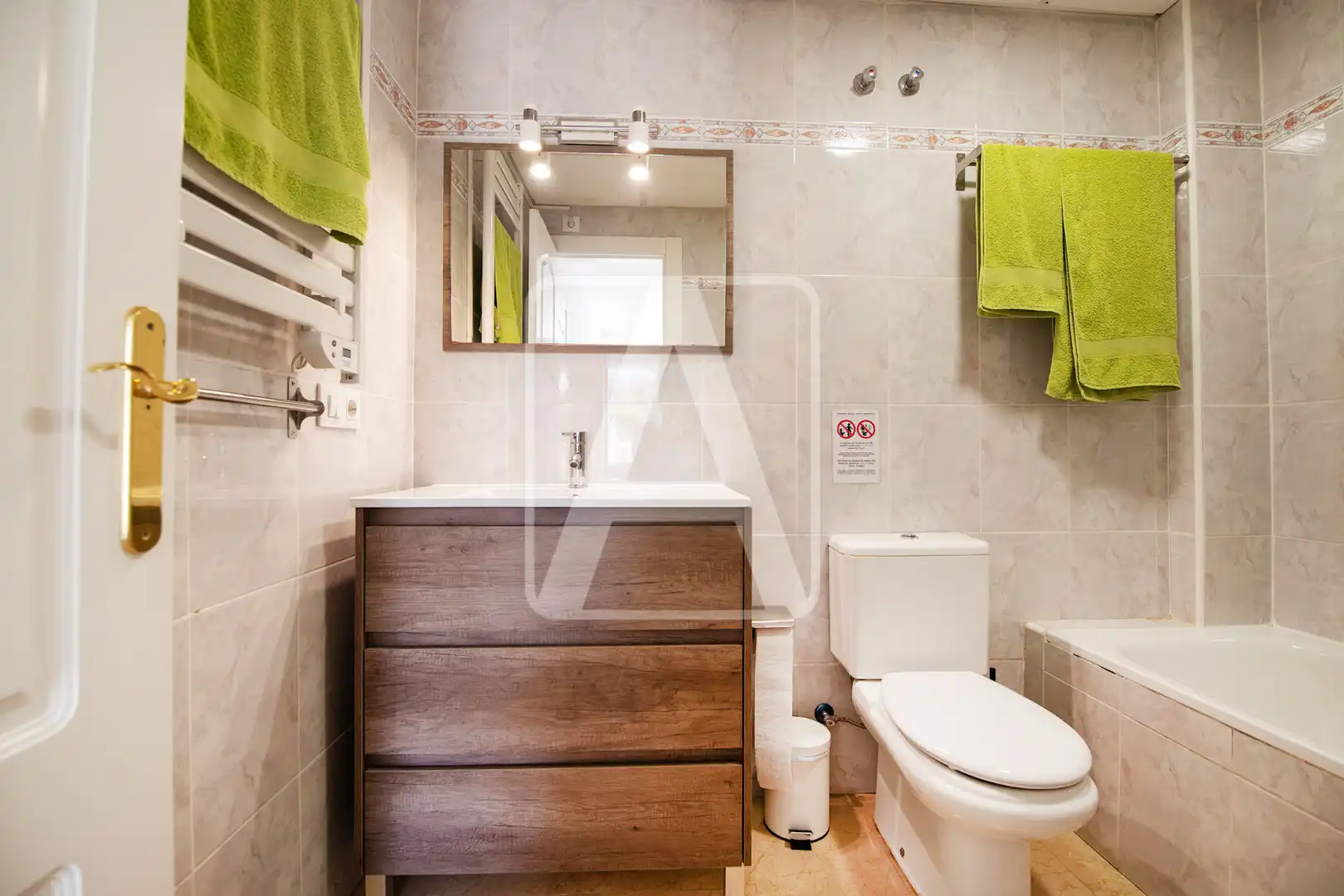 Bany de Apartament en venda en Calpe / Calp amb Aire condicionat, Terrassa i Traster