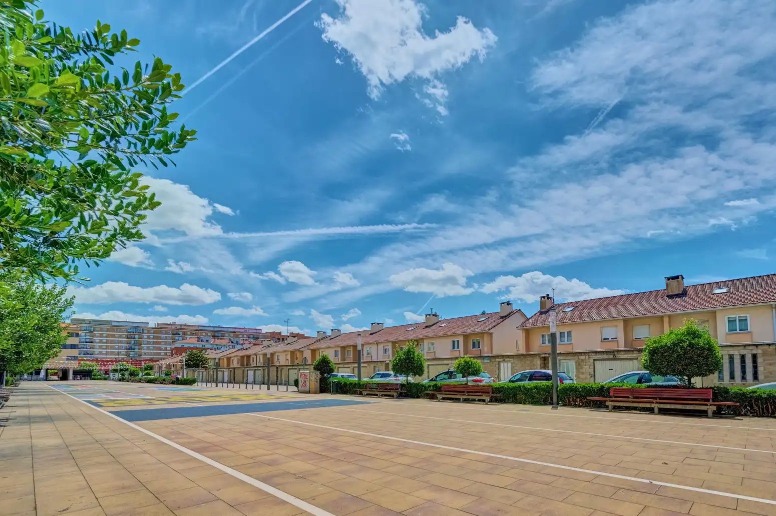 Vista exterior de Piso en venta en Ansoáin / Antsoain con Calefacción, Parquet y Trastero