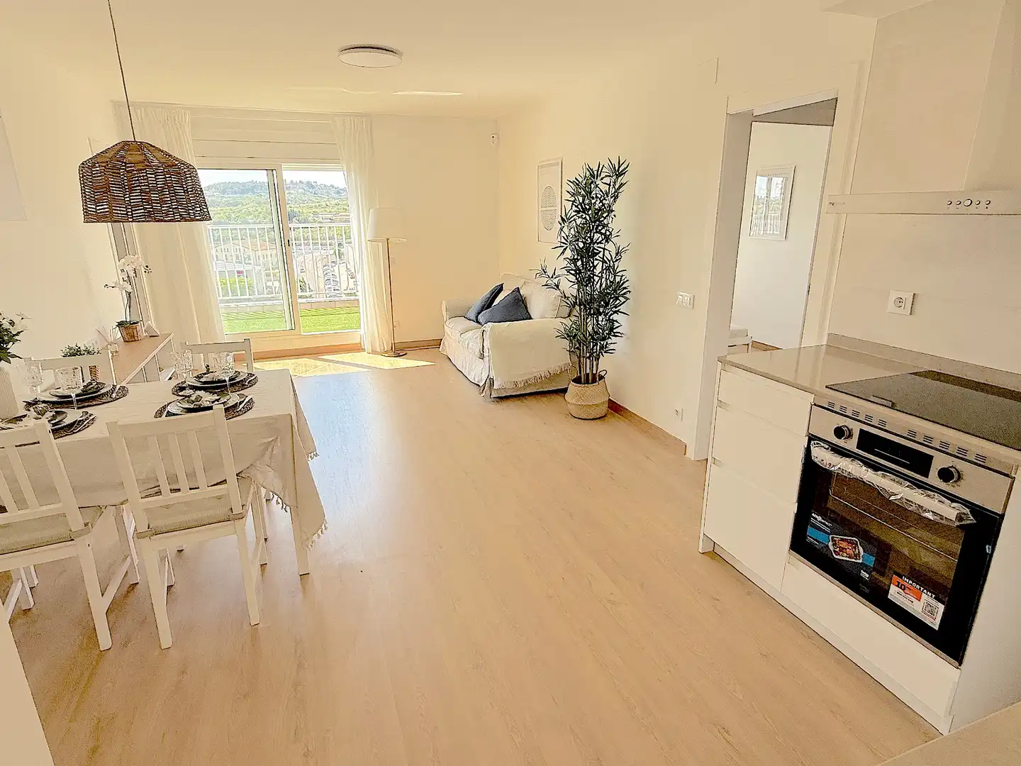 Sala de estar de Piso en venta en Rubí con Calefacción, Parquet y Terraza