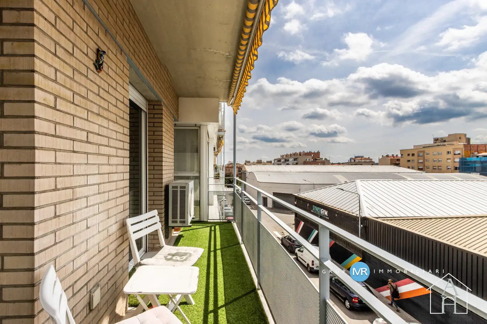 Balcony of Flat for sale in Terrassa  with Air Conditioner, Heating and Parquet flooring