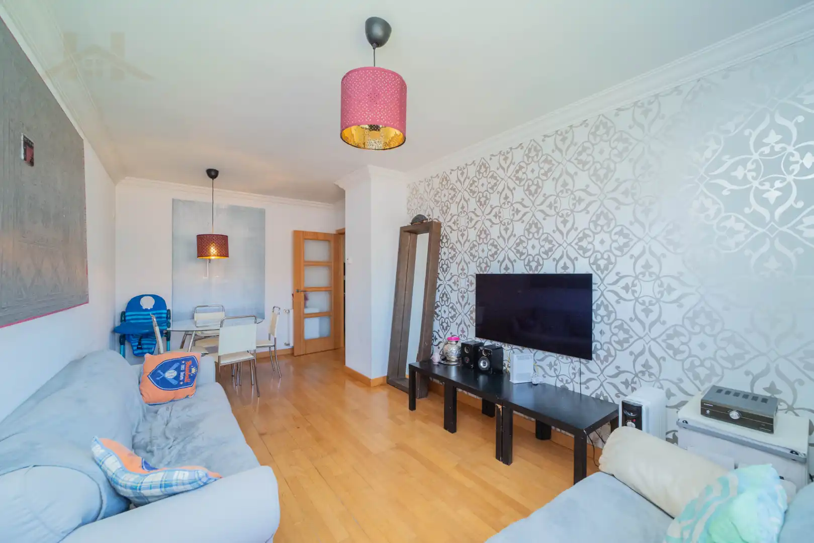 Sala de estar de Piso en venta en Alcobendas con Calefacción, Parquet y Trastero