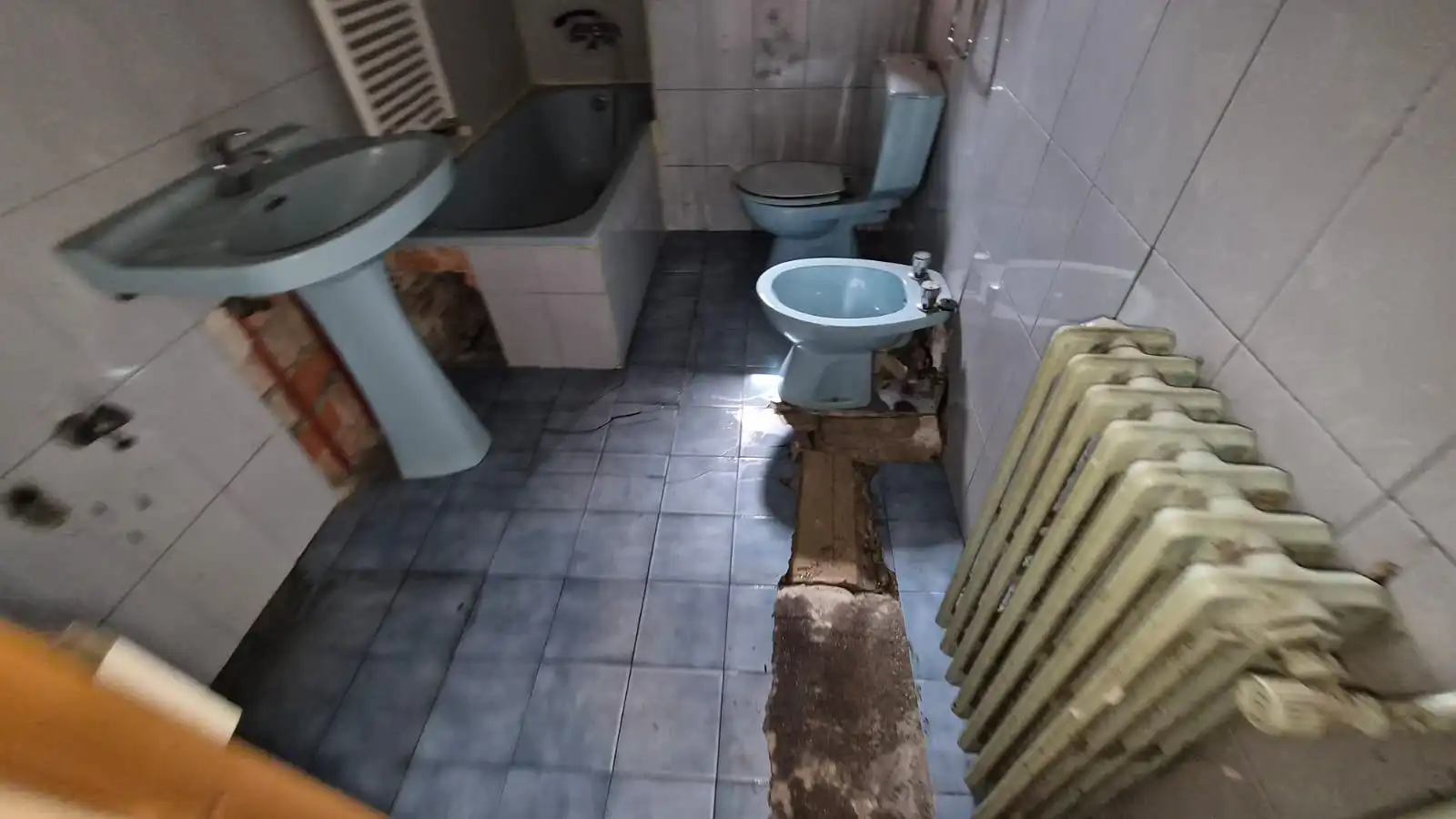 Baño de Casa o chalet en venta en Íscar con Calefacción y Jardín privado
