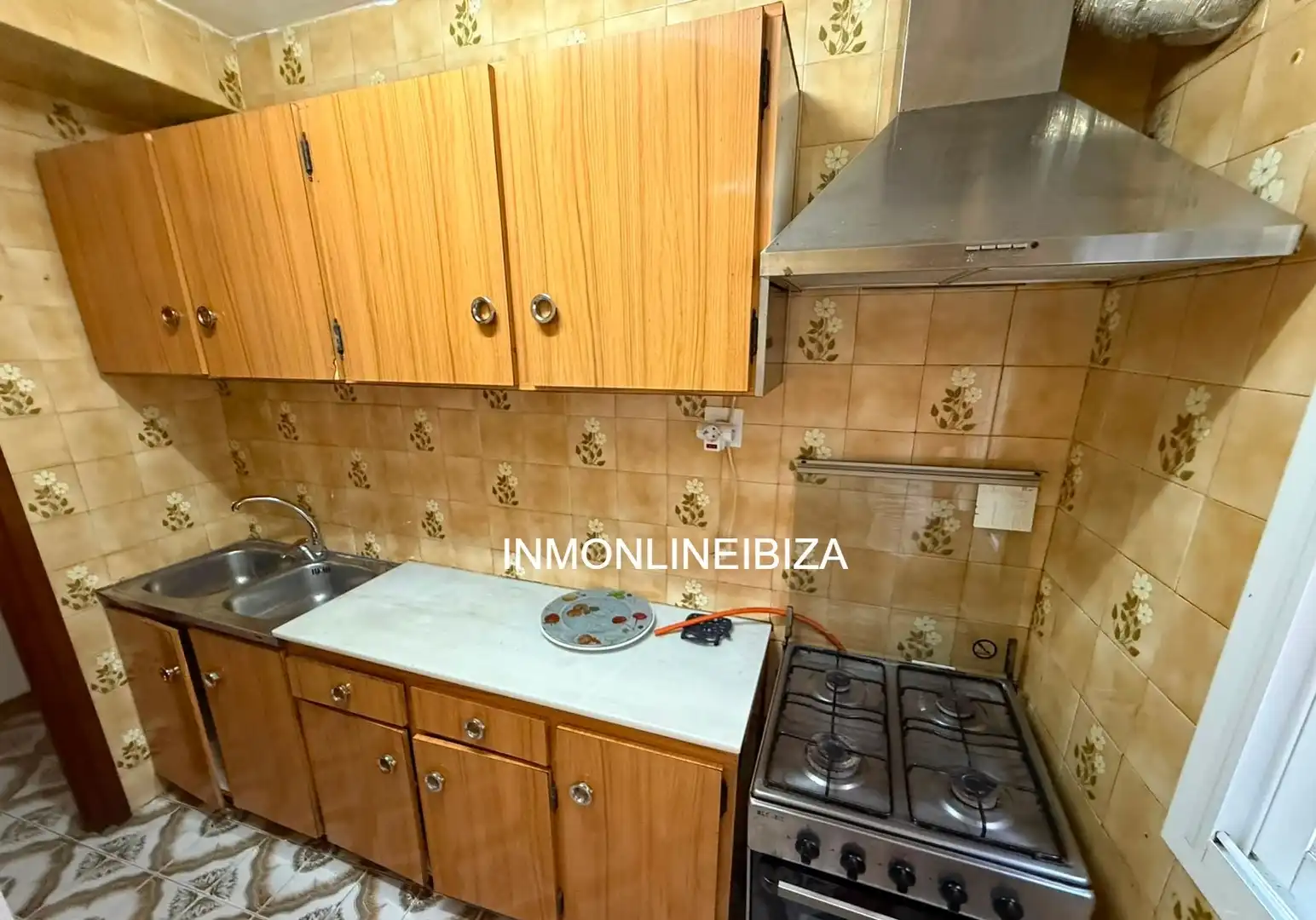 Cocina de Piso de alquiler en Tàrbena con Amueblado, Horno y Lavadora