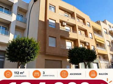 Pis amb balcó en venda a El Ejido Ciudad