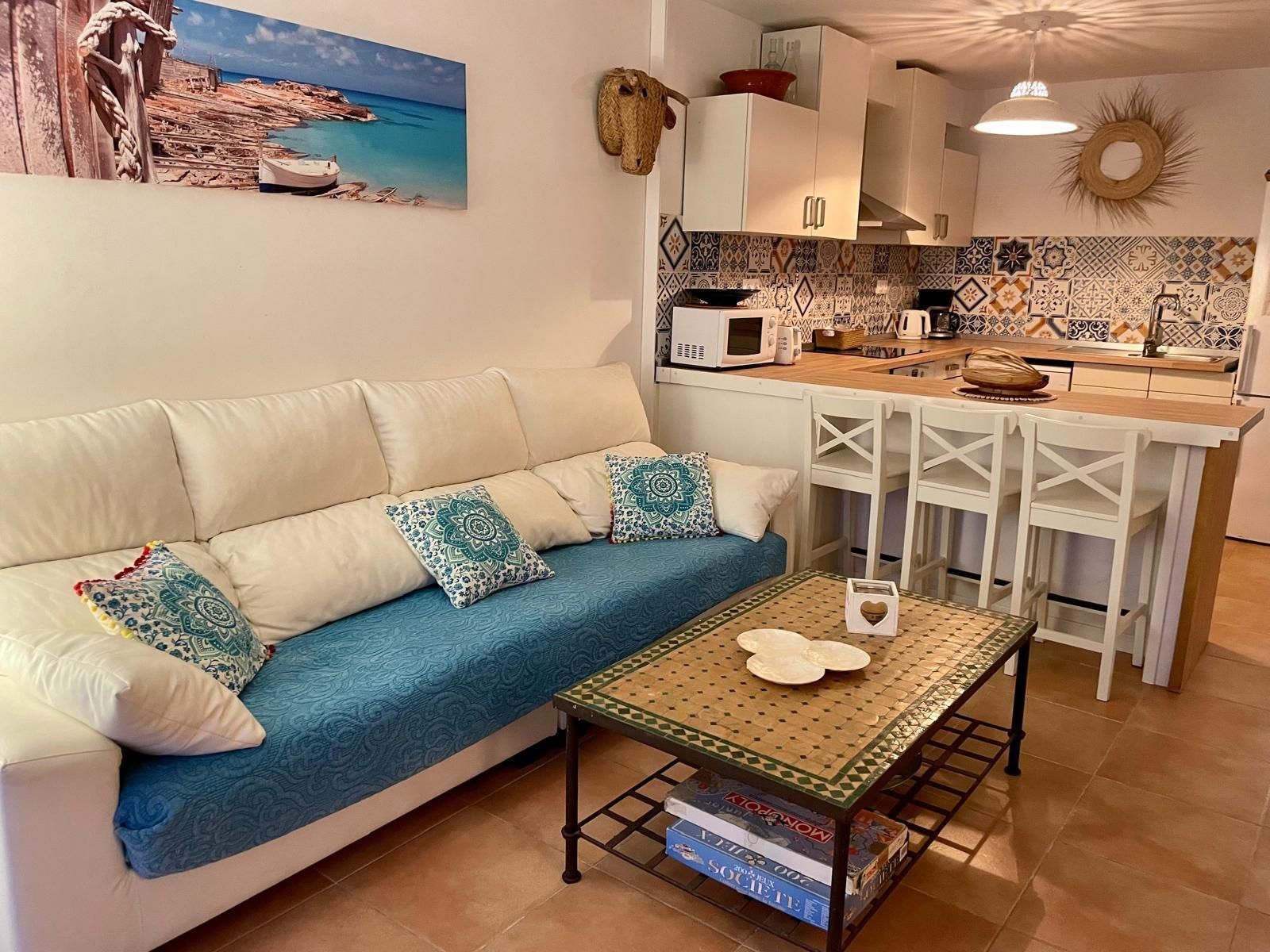 Living room of House or chalet for sale in Sant Josep de sa Talaia  with Air Conditioner, Terrace and Storage room