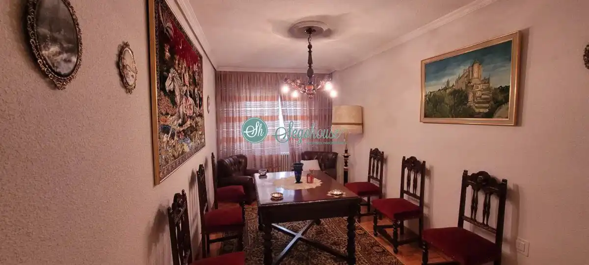 Dining room of Flat for sale in Segovia  with Heating, Parquet flooring and Terrace