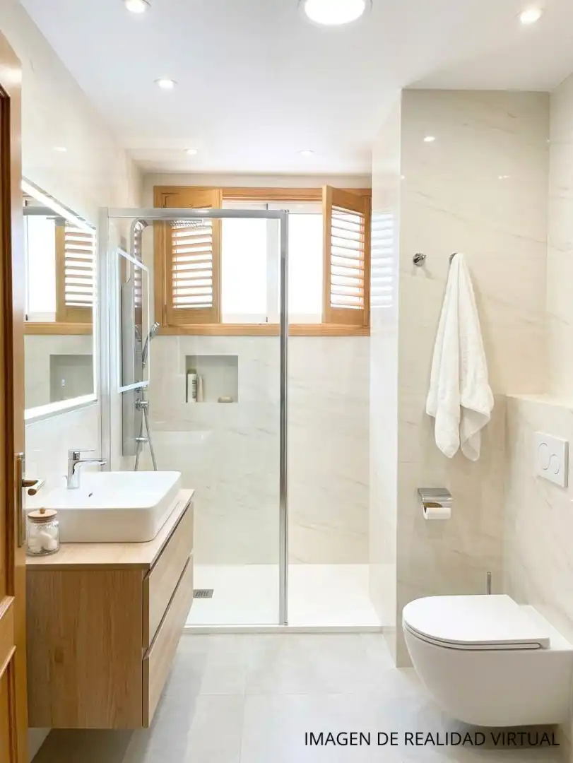 Baño de Ático en venta en Las Rozas de Madrid con Aire acondicionado, Calefacción y Terraza