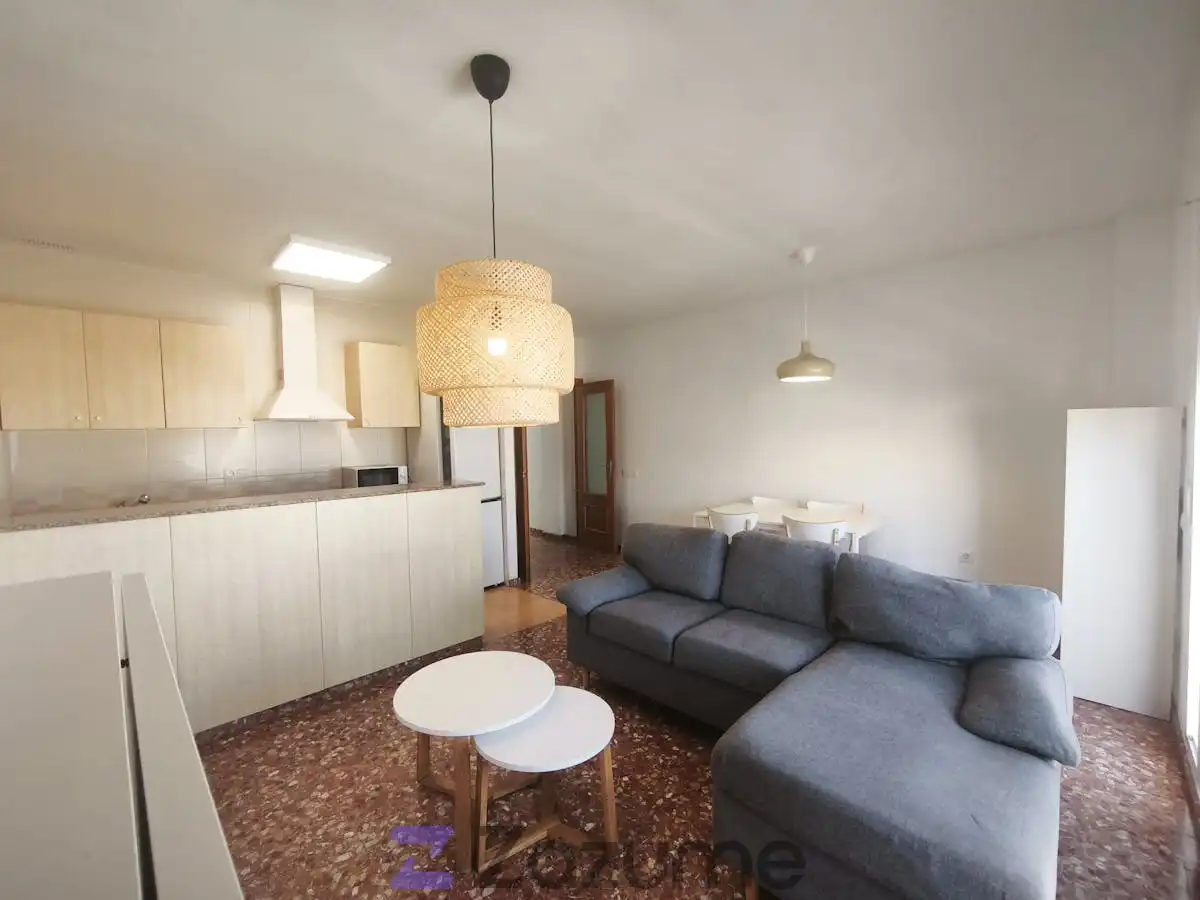 Sala d'estar de Pis de lloguer en Benifaió amb Terrassa, Traster i Moblat