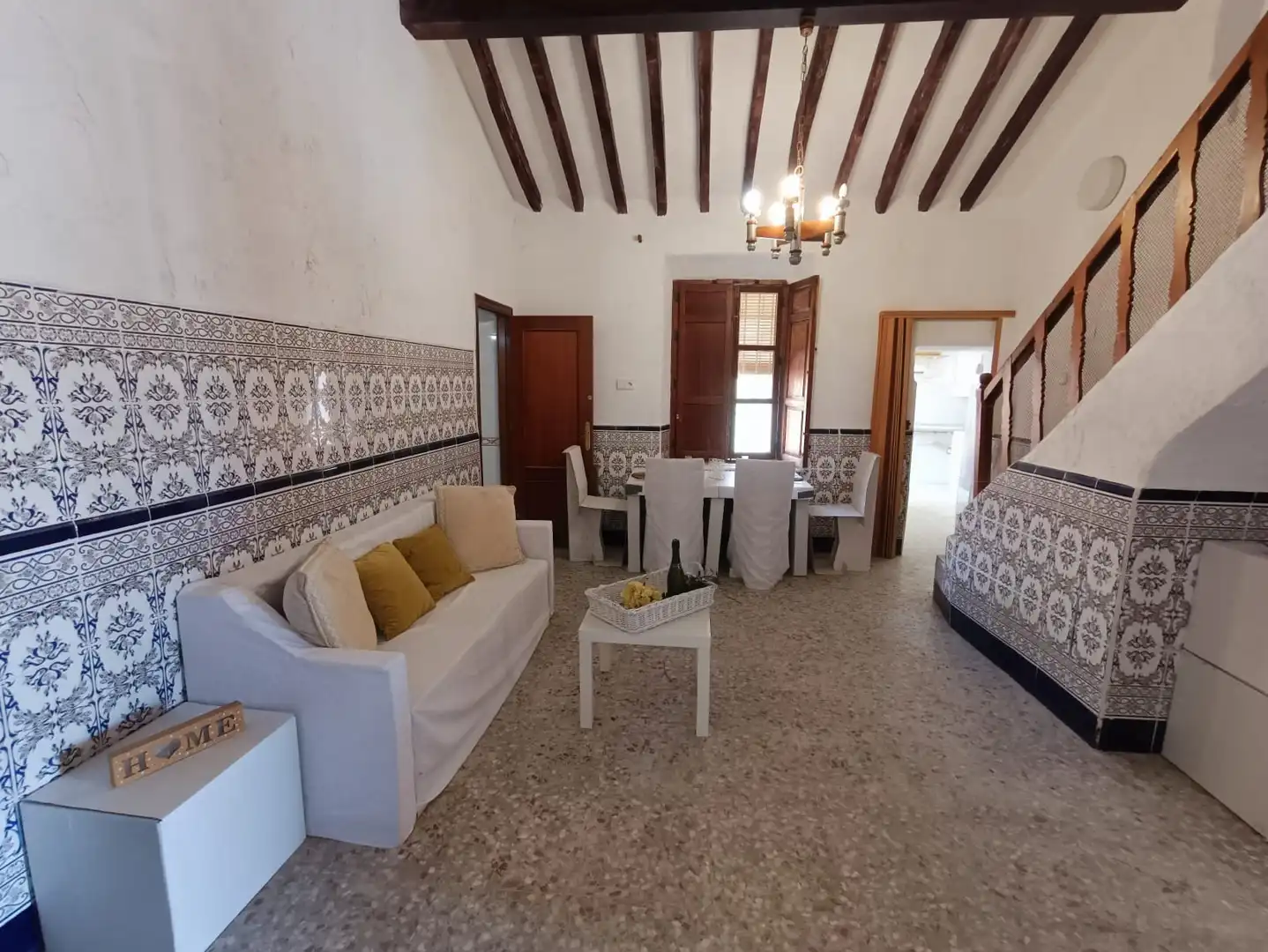 Sala d'estar de Finca rústica en venda en Cartagena amb Jardí privat, Traster i Piscina