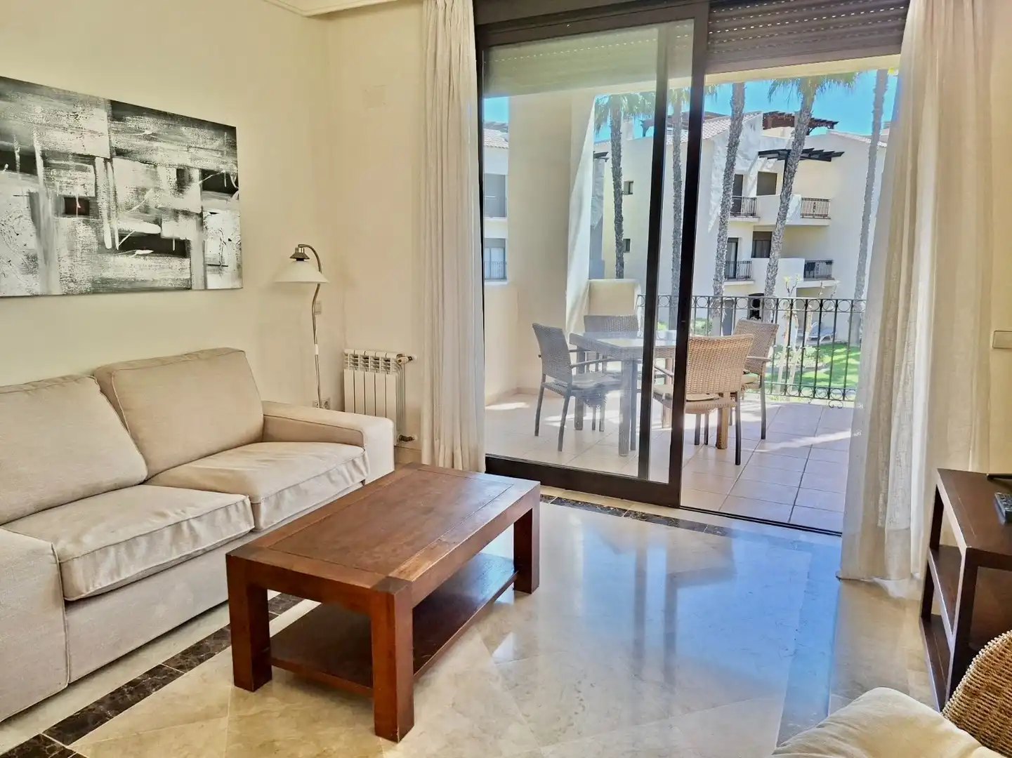 Sala de estar de Piso en venta en San Javier con Aire acondicionado, Jardín privado y Terraza