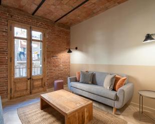 Living room of Flat to rent in  Barcelona Capital  with Air Conditioner, Heating and Washing machine