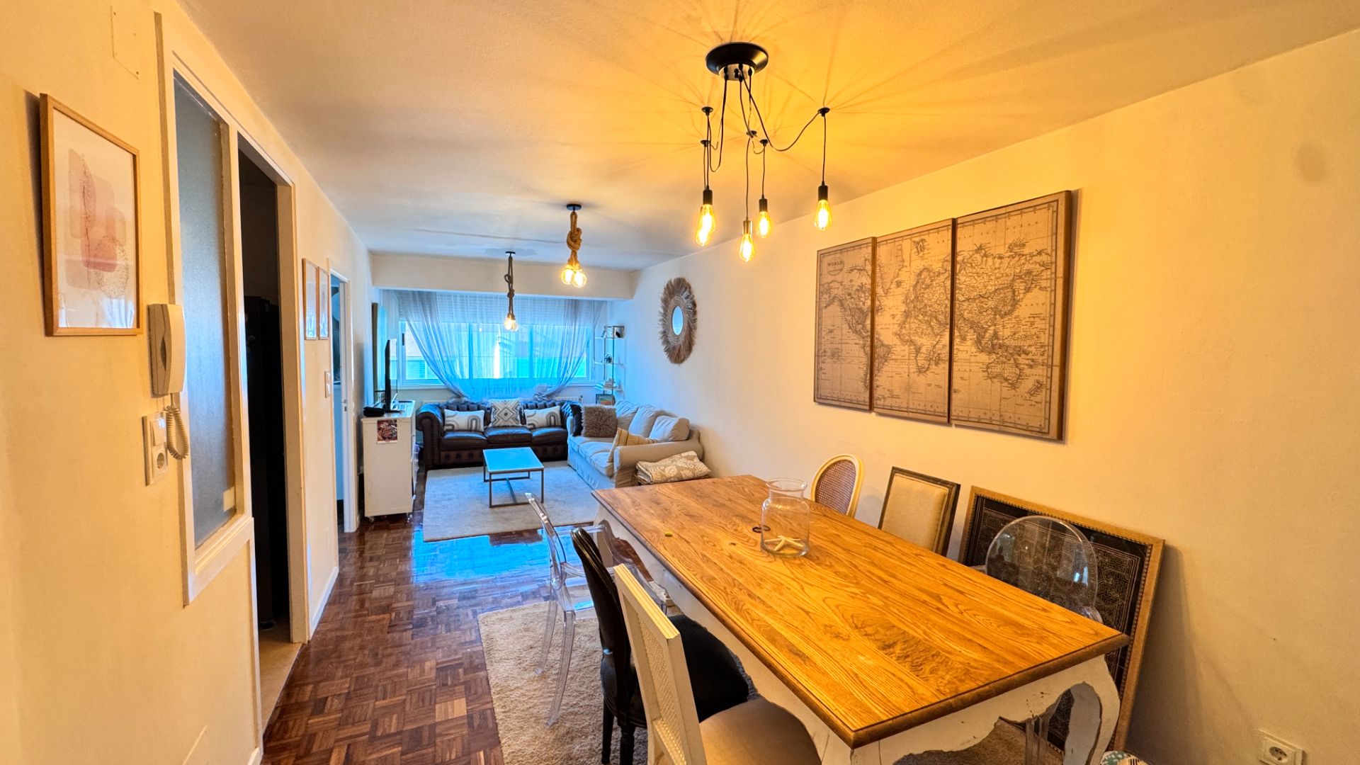 Dining room of Apartment for sale in Oleiros  with Heating, Parquet flooring and Storage room