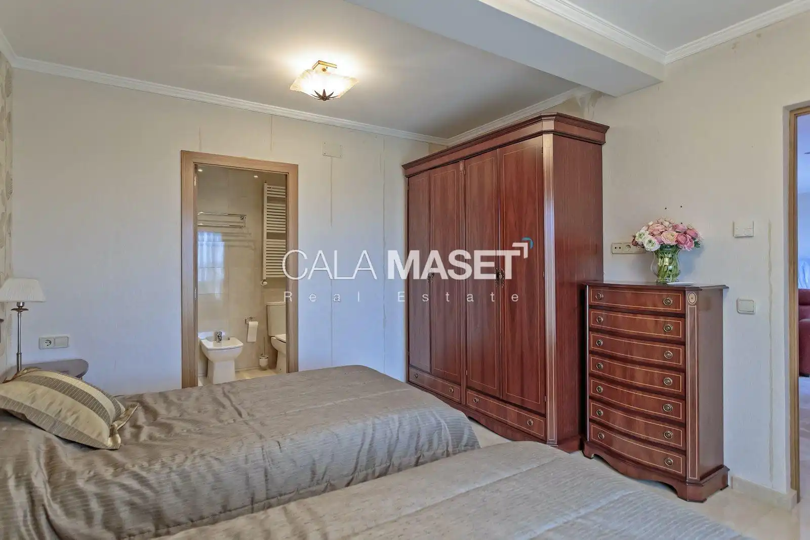 Schlafzimmer von Haus oder Chalet zum Verkauf in Calonge i Sant Antoni mit Heizung, Privatgarten und Terrasse