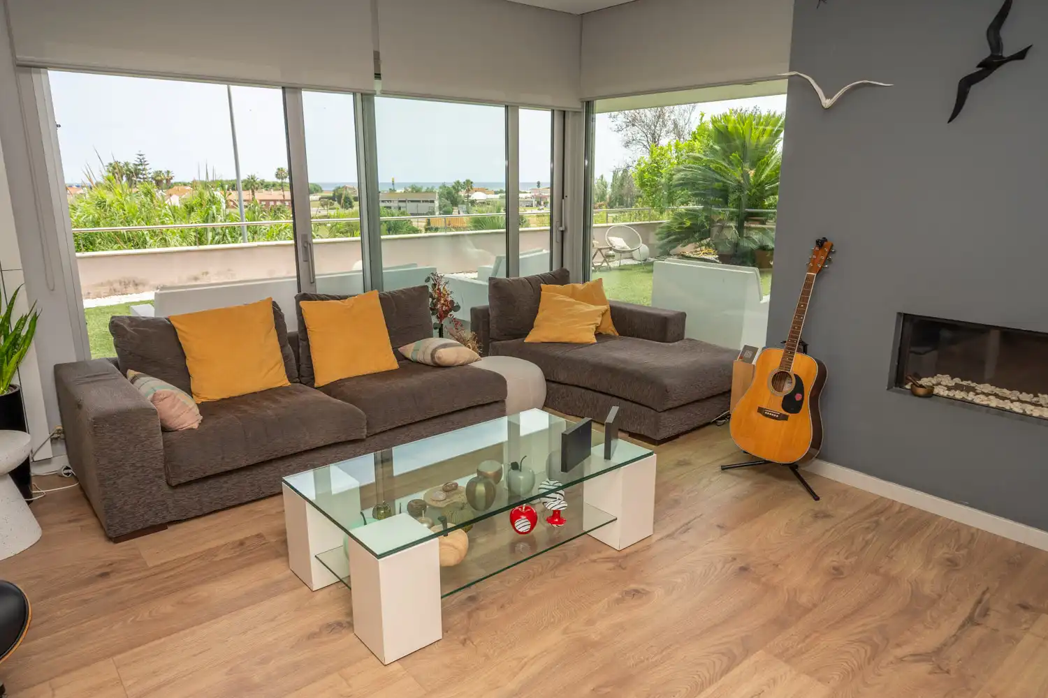 Sala de estar de Casa o chalet en venta en Santa Susanna con Aire acondicionado, Calefacción y Jardín privado