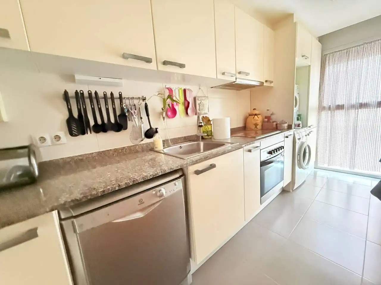 Kitchen of Flat for sale in Sant Celoni  with Heating, Furnished and Alarm