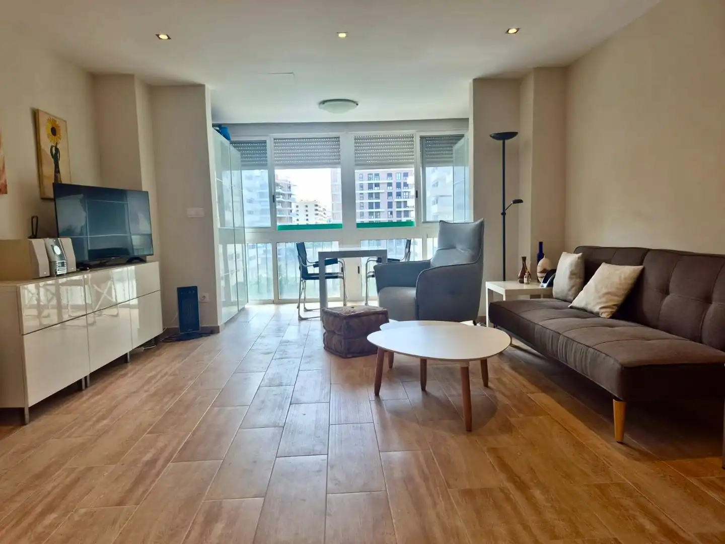 Living room of Study for rent in Alicante / Alacant  with Heating, Terrace and Furnished