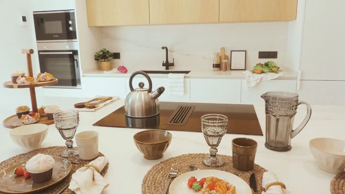 Cocina de Casa o chalet en venta en Cambrils con Aire acondicionado, Calefacción y Parquet