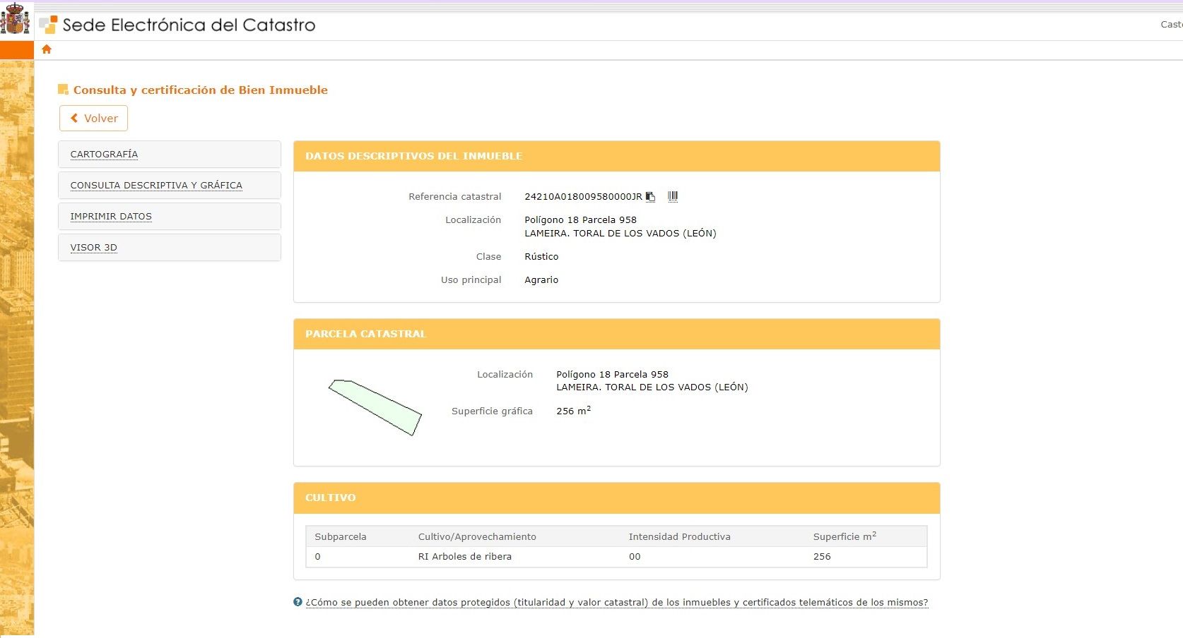 Terreno en venta en Toral de los Vados