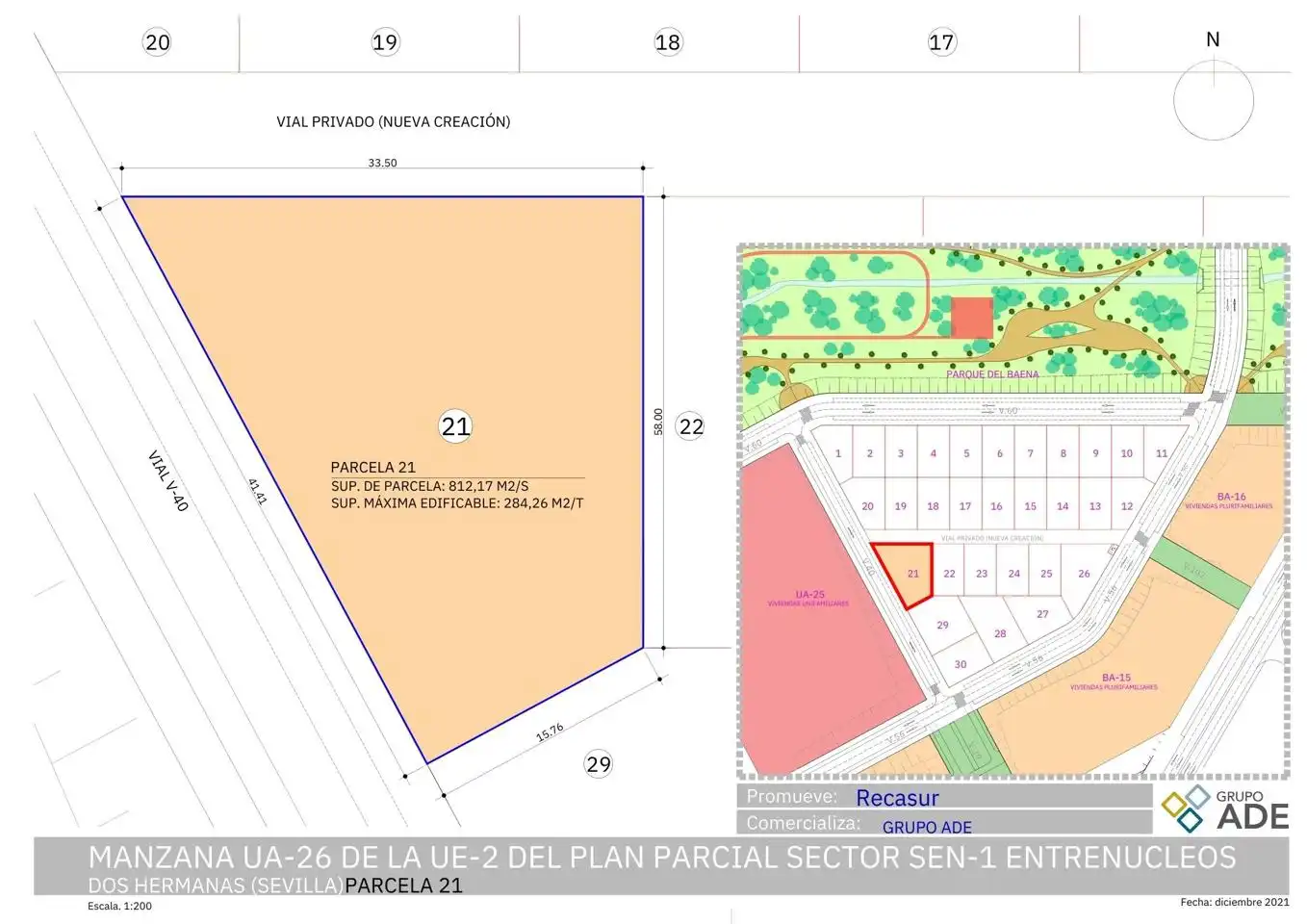 Residencial en venta en Dos Hermanas