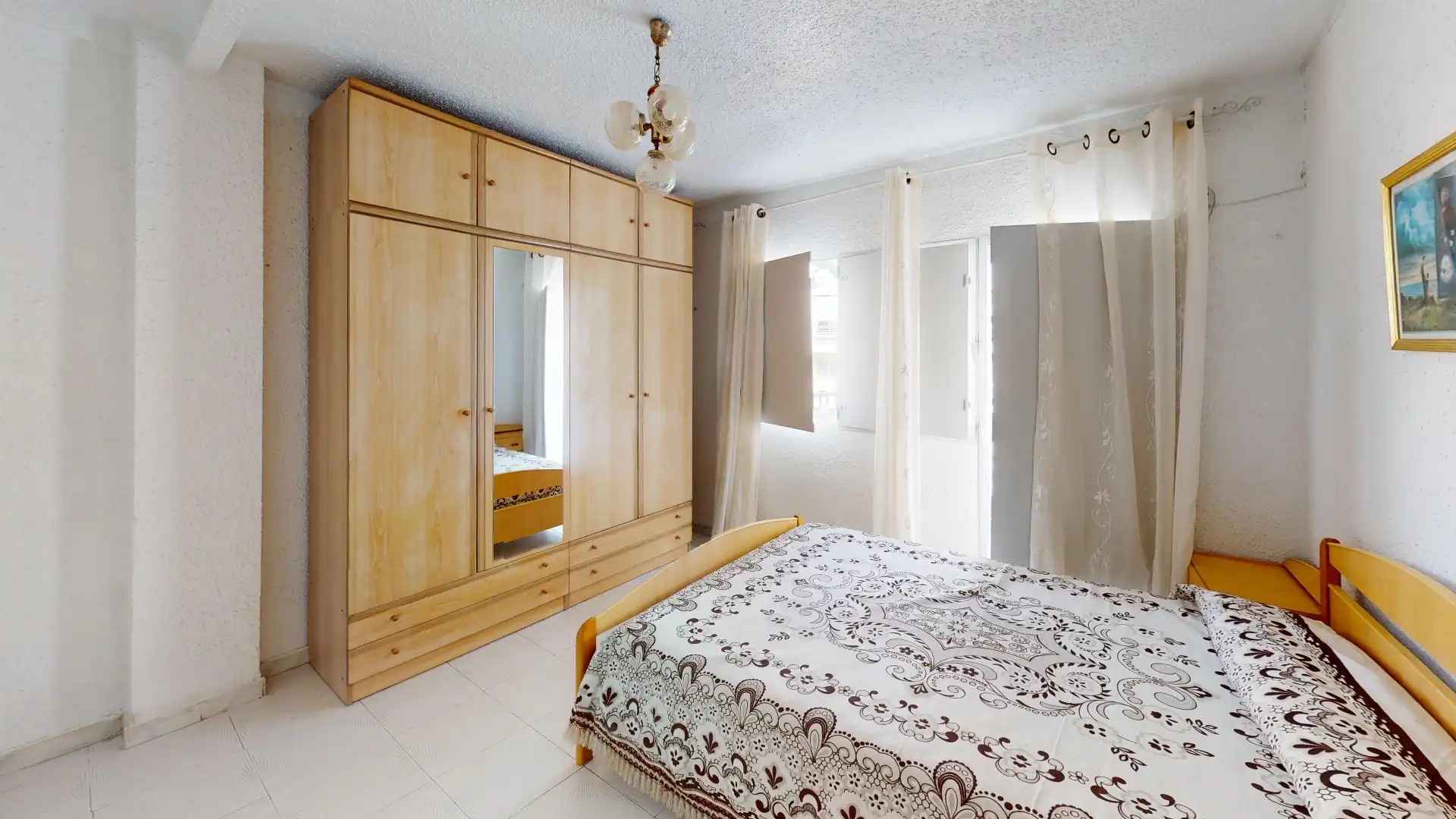 Bedroom of Flat for sale in Benidorm  with Furnished and Balcony