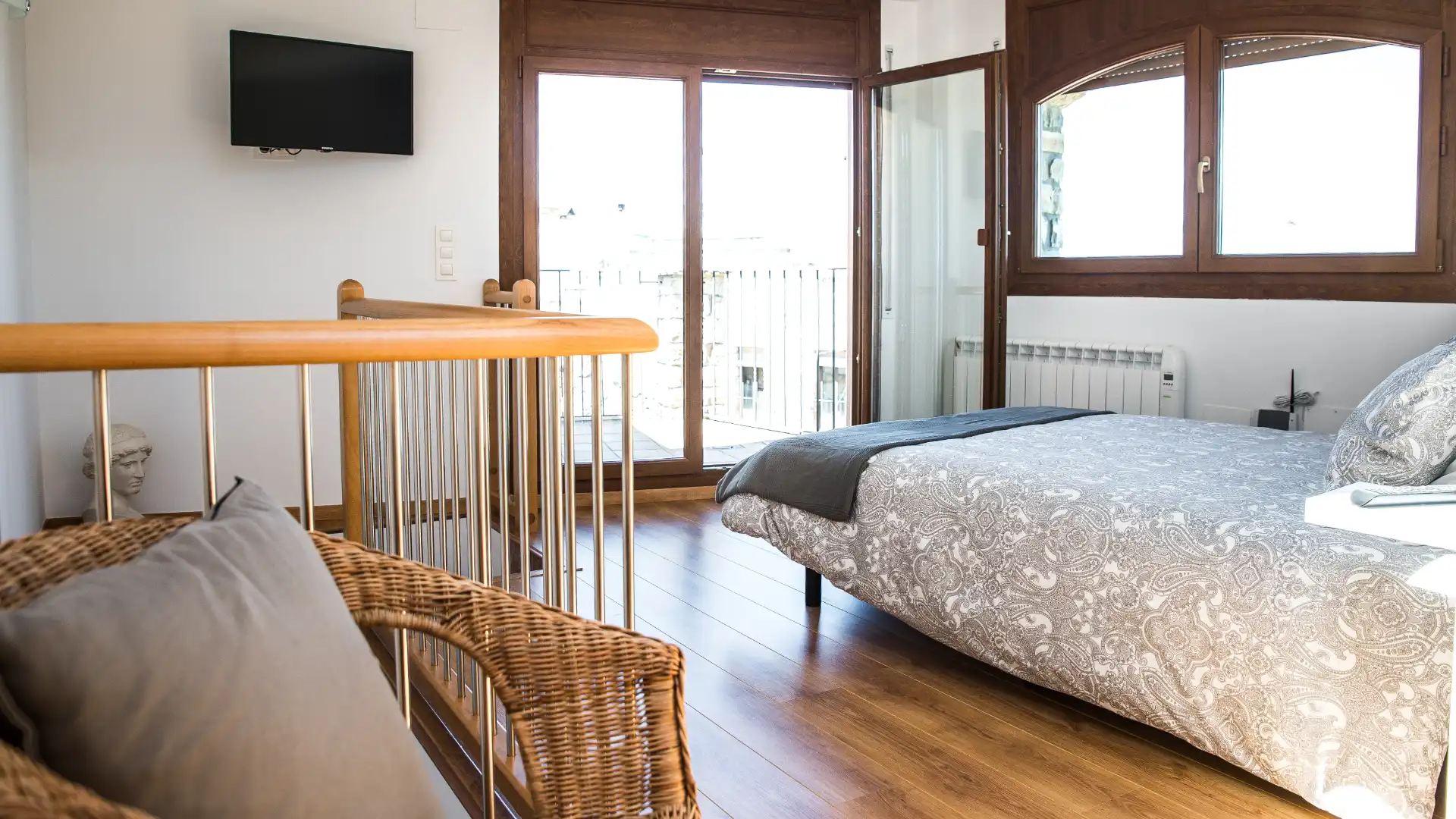 Bedroom of Country homes for sale in Passanant i Belltall  with Heating, Parquet flooring and Terrace