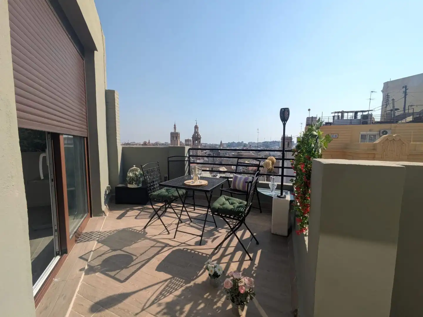 Terrasse von Dachboden zur Miete in Valencia mit Klimaanlage, Heizung und Terrasse