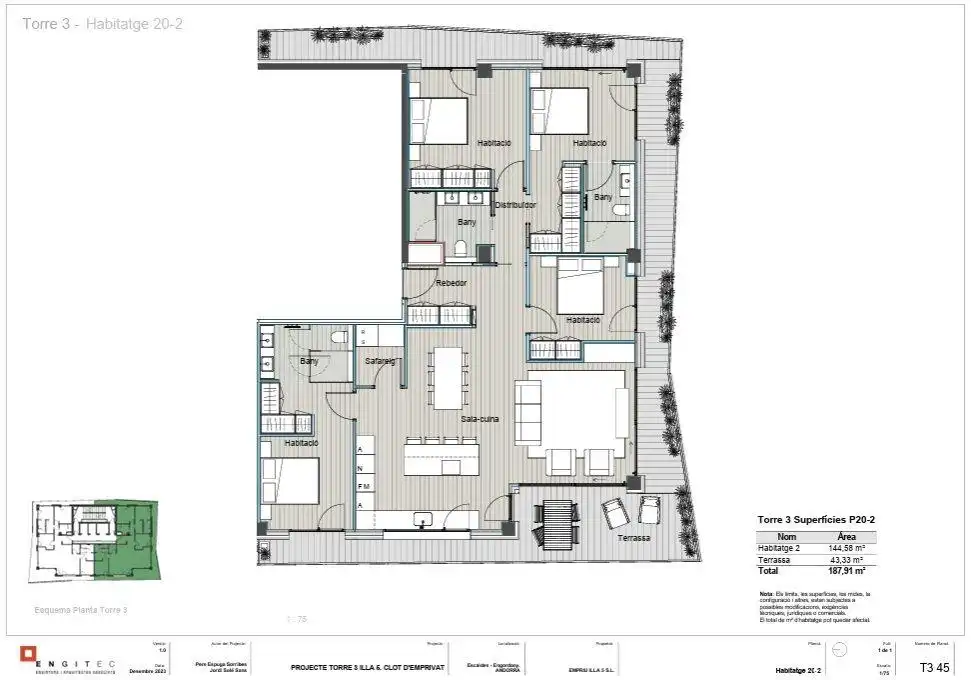 Penthouse mit Aufzug zum Verkauf in Les Escaldes, imagen 9