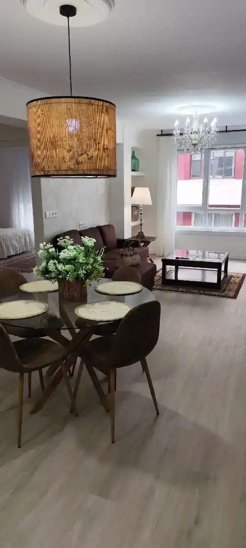 Sala d'estar de Pis de lloguer en Ferrol amb Aire condicionat