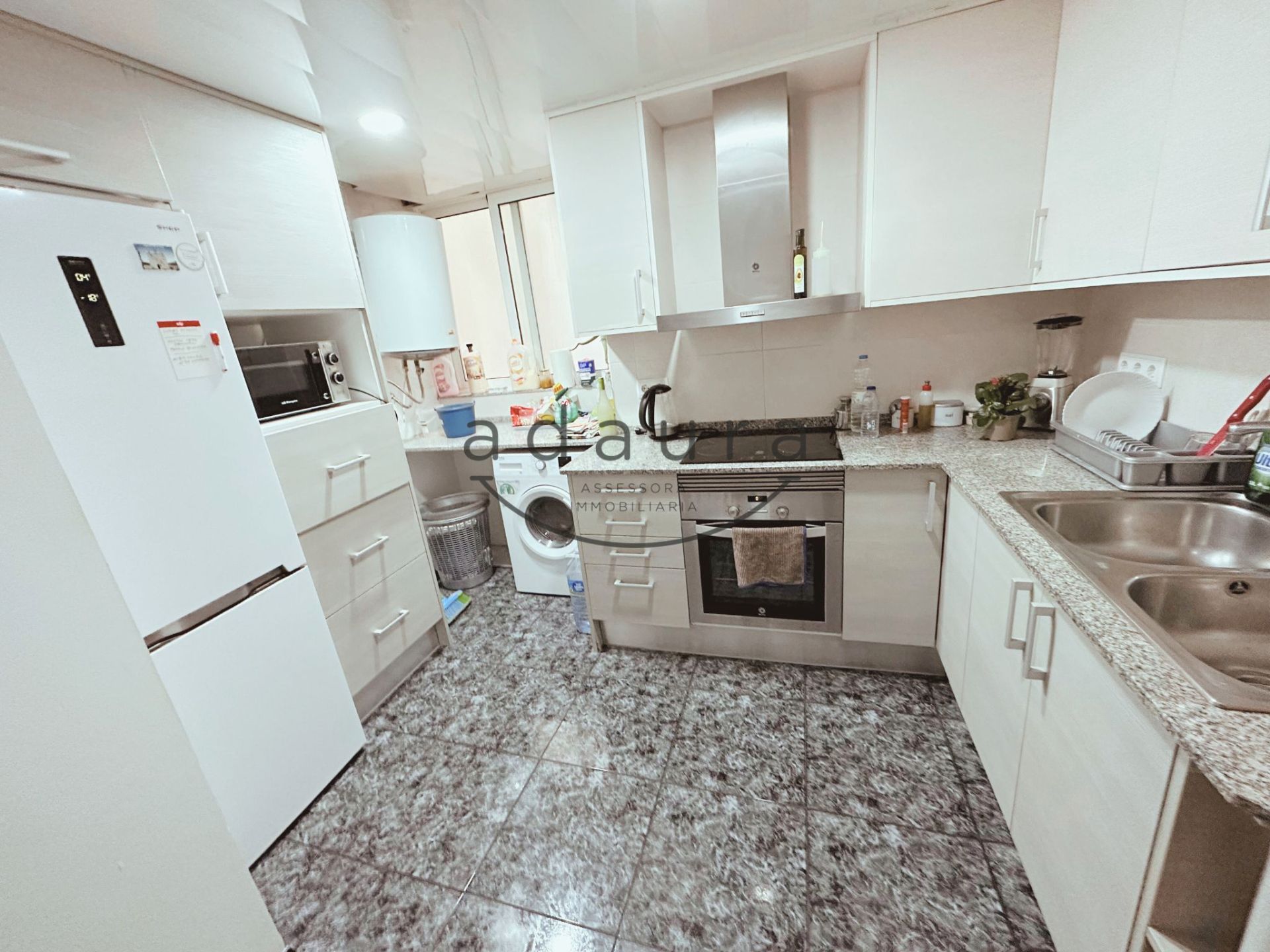 Kitchen of Flat for sale in Mataró  with Air Conditioner, Oven and Balcony