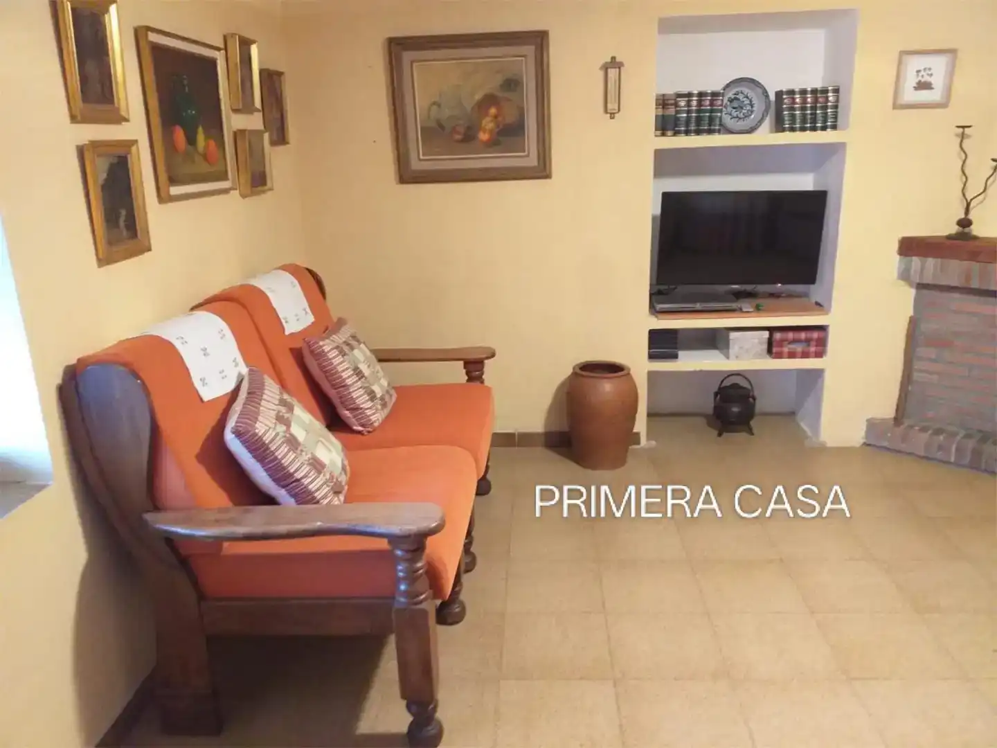 Sala de estar de Piso en venta en Saldaña