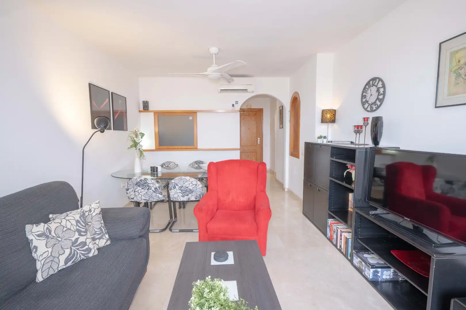 Sala de estar de Piso en venta en El Ejido con Aire acondicionado, Terraza y Trastero