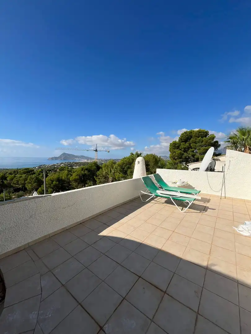 Terrassa de Casa o xalet en venda en Altea amb Aire condicionat, Calefacció i Jardí privat