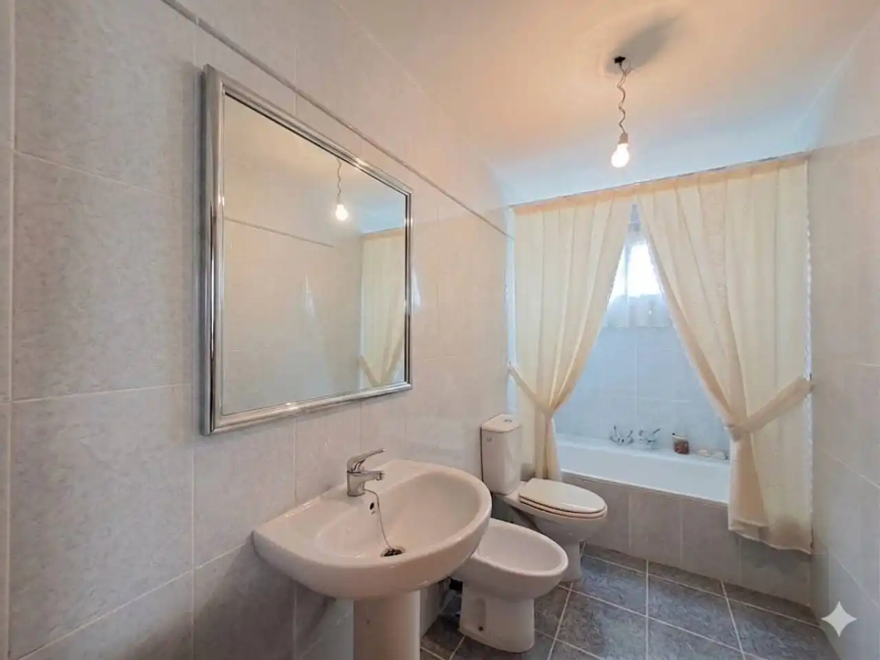 Bathroom of Flat for sale in Valdorros  with Heating, Parquet flooring and Terrace