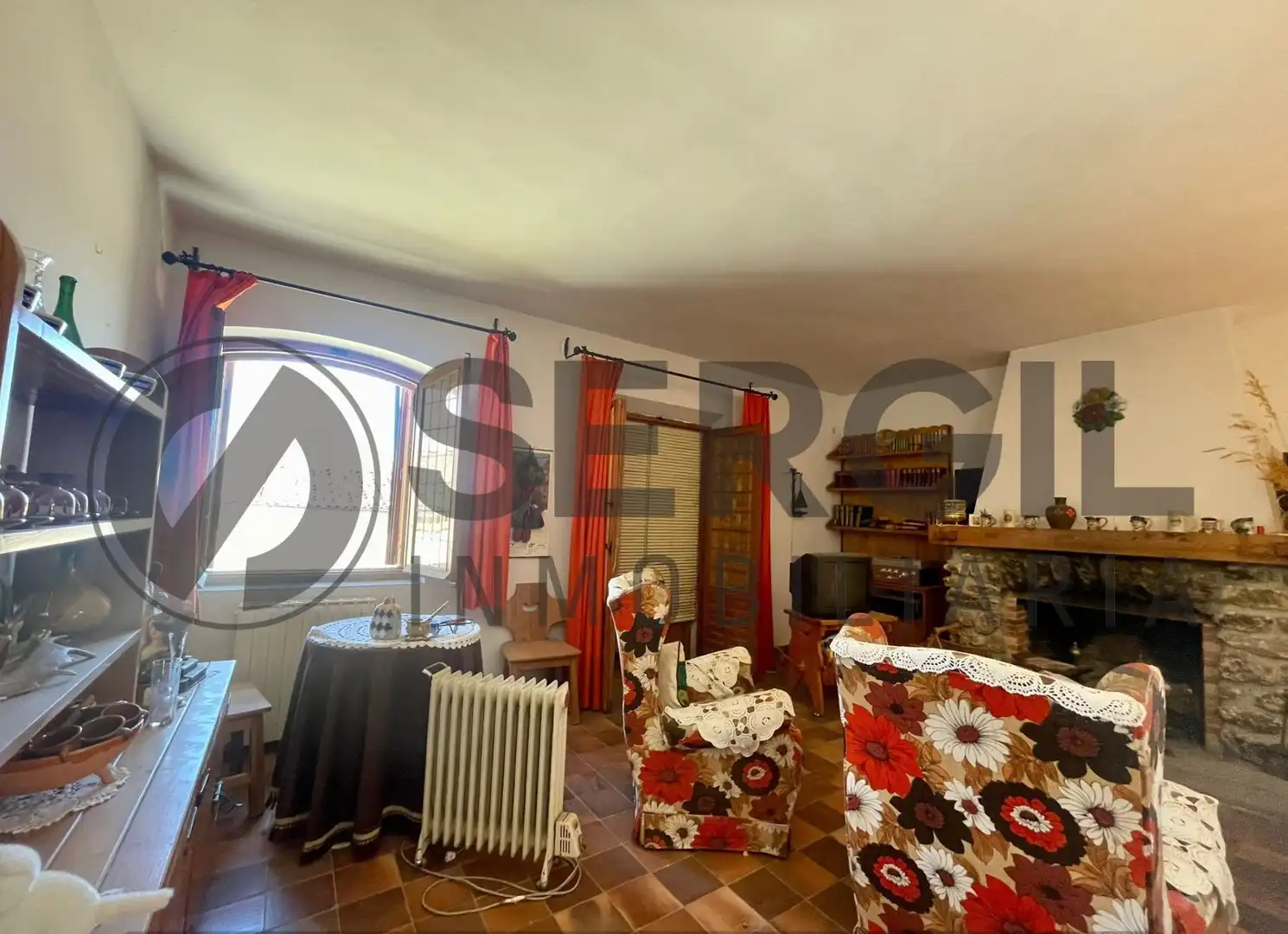 Living room of Houses for sale in Brieva  with Heating, Private garden and Storage room