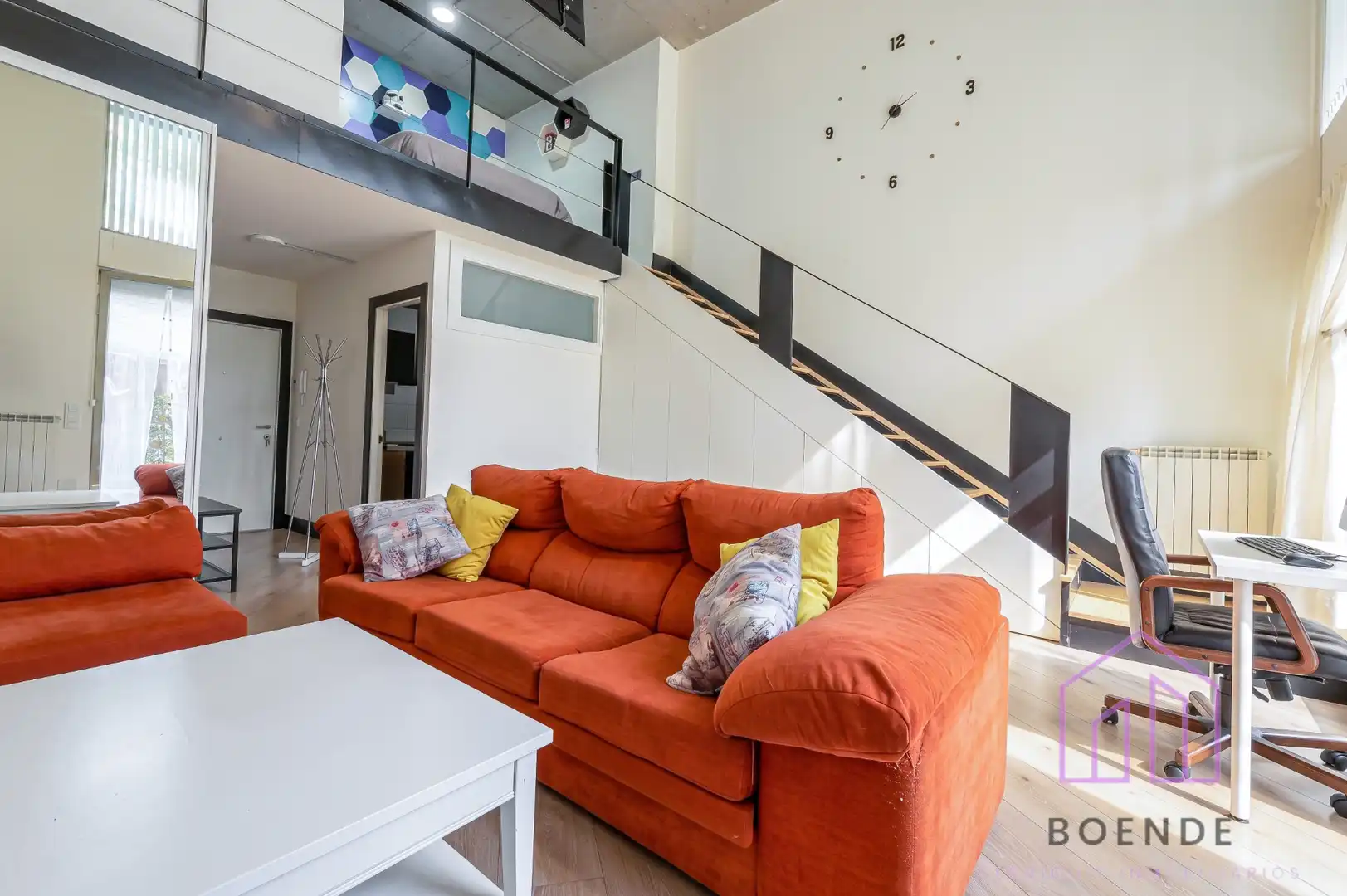 Wohnzimmer von Loft zum Verkauf in Camarma de Esteruelas mit Klimaanlage, Heizung und Terrasse