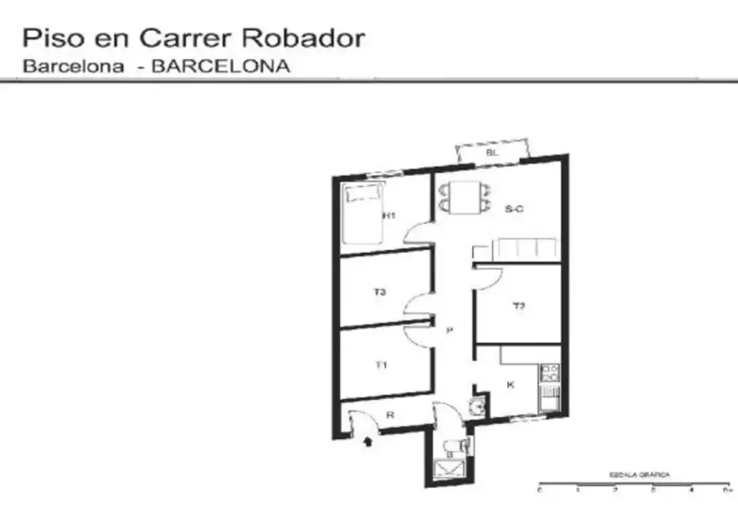 Piso en venta en d'En Robador, 8, El Raval