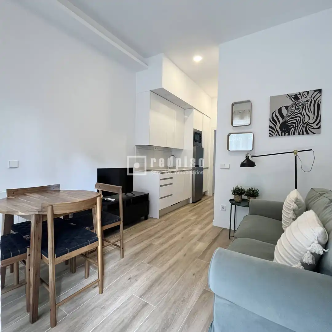 Außenansicht von Wohnung zur Miete in Madrid mit Klimaanlage, Heizung und Privatgarten