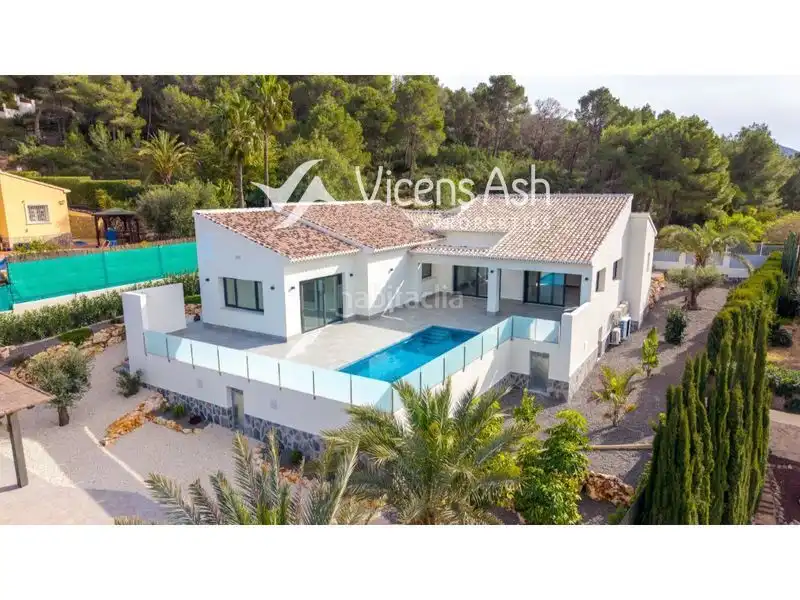 Exterior view of Houses for sale in Jávea / Xàbia  with Air Conditioner and Swimming Pool