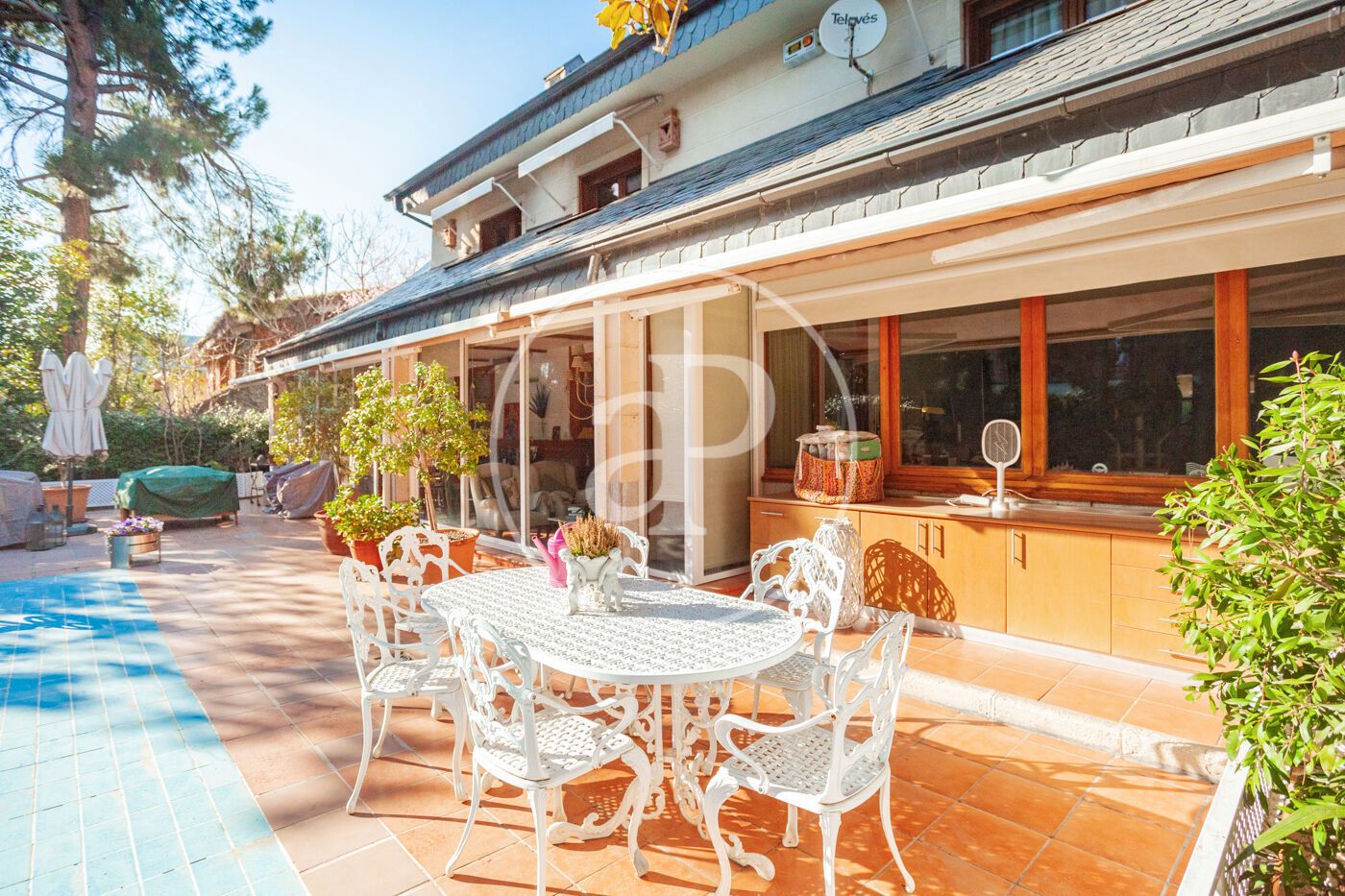 Terrace of Houses for sale in Pozuelo de Alarcón  with Air Conditioner, Heating and Private garden