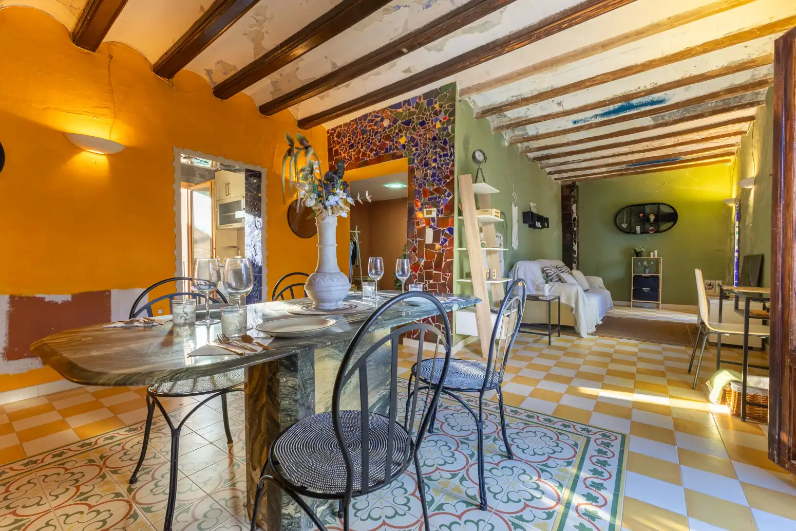 Comedor de Casa o chalet en venta en Algar de Palància con Parquet, Terraza y Trastero