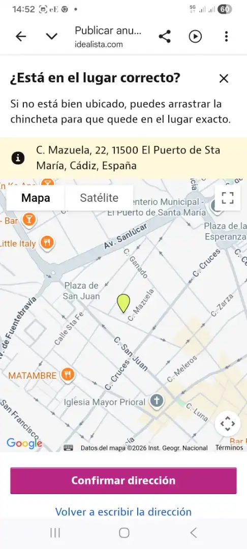 Vista exterior de Garaje en venta en El Puerto de Santa María
