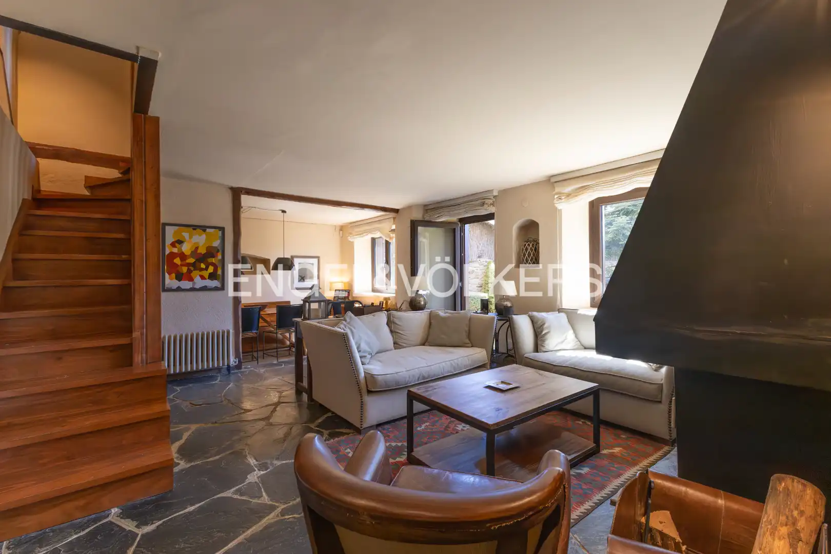 Sala de estar de Casa o chalet en venta en Bolvir con Calefacción, Jardín privado y Parquet