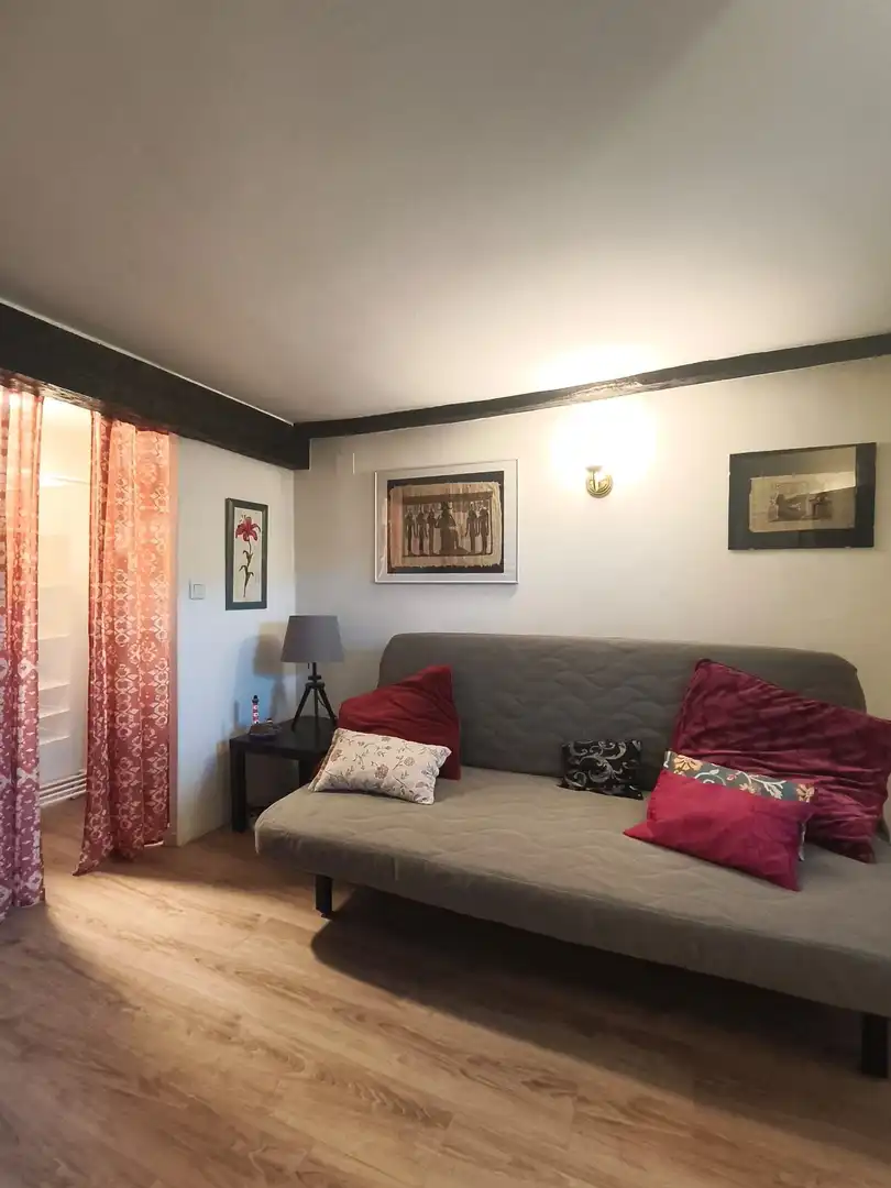 Sala de estar de Casa adosada en venta en Luena  con Calefacción y Jardín privado