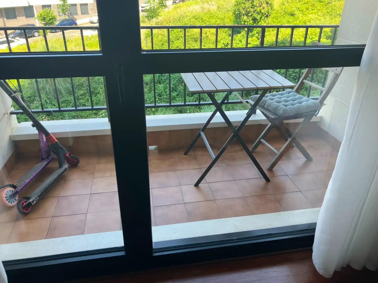 Terraza de Piso de alquiler en Castro-Urdiales con Calefacción, Parquet y Amueblado