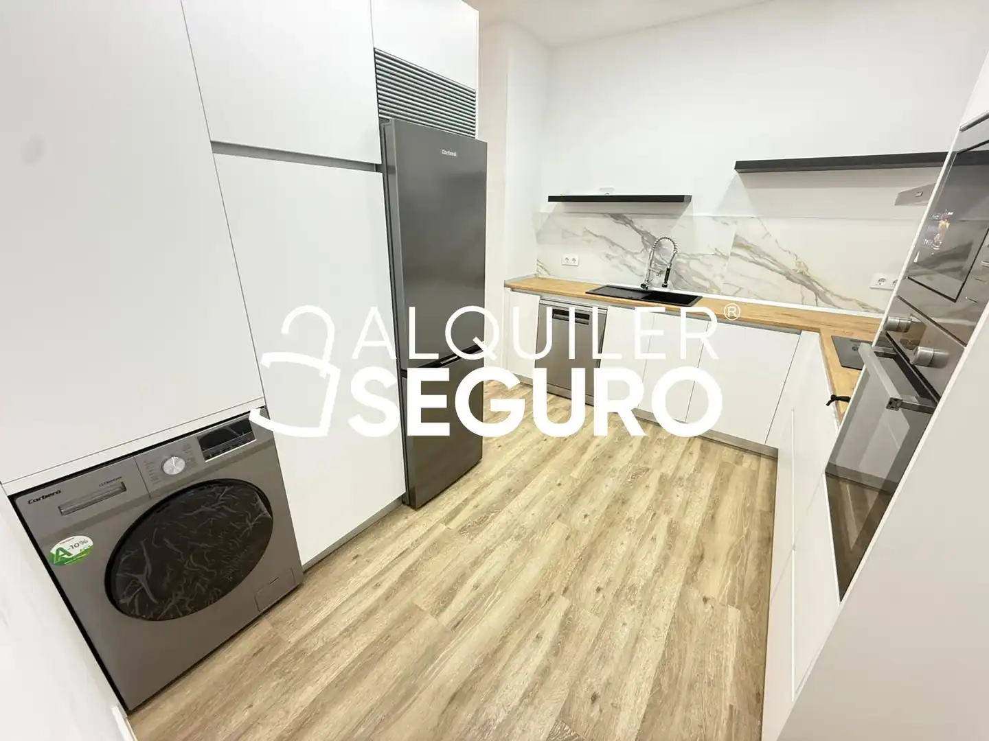 Cocina de Piso de alquiler en Barrio de Salamanca