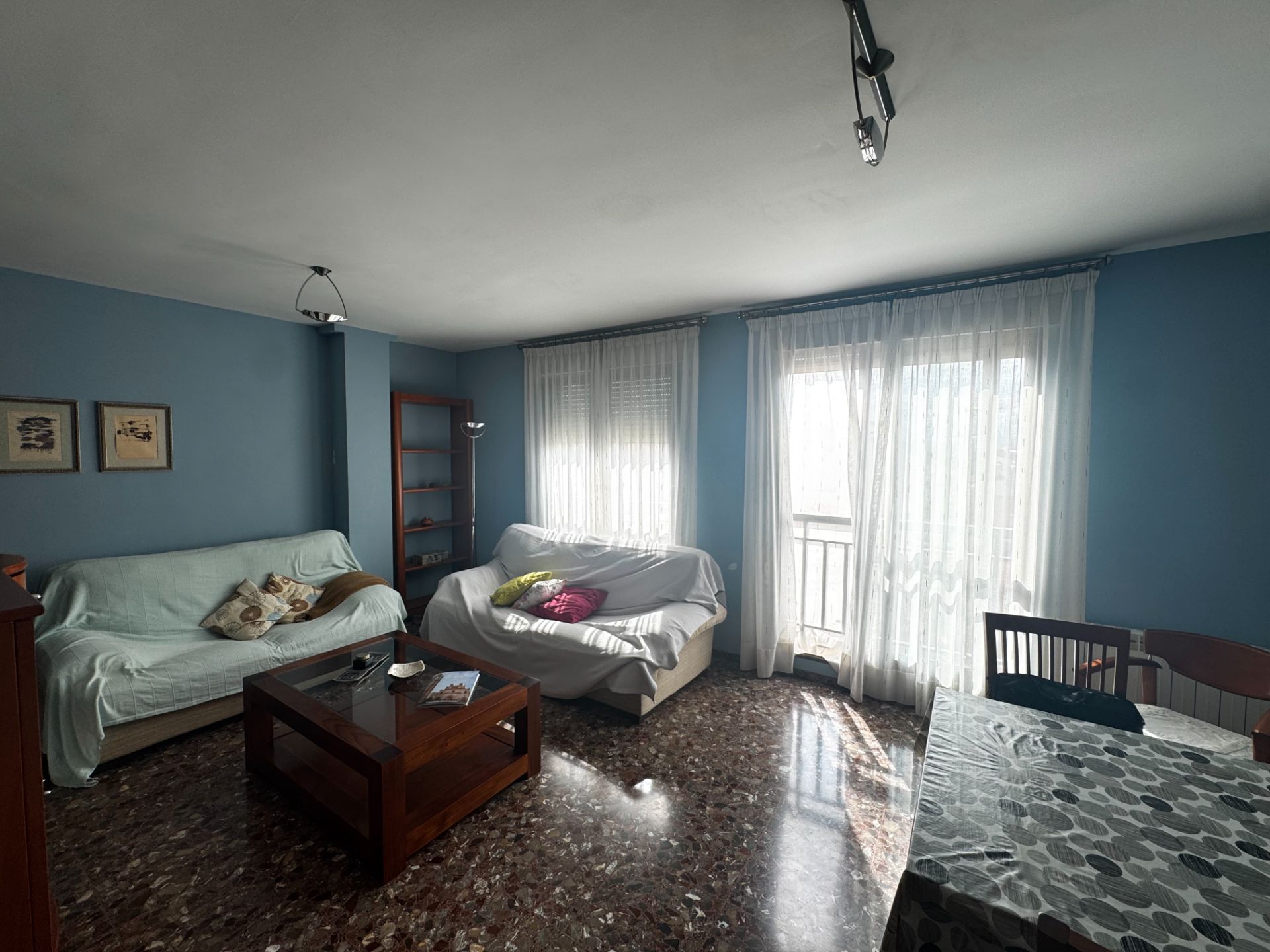 Living room of Flat to rent in Castellón de la Plana / Castelló de la Plana  with Air Conditioner, Heating and Furnished