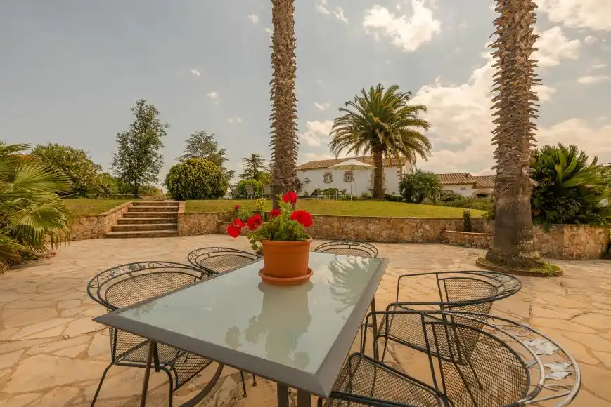 Jardí de Finca rústica en venda en Riudarenes amb Aire condicionat, Calefacció i Jardí privat