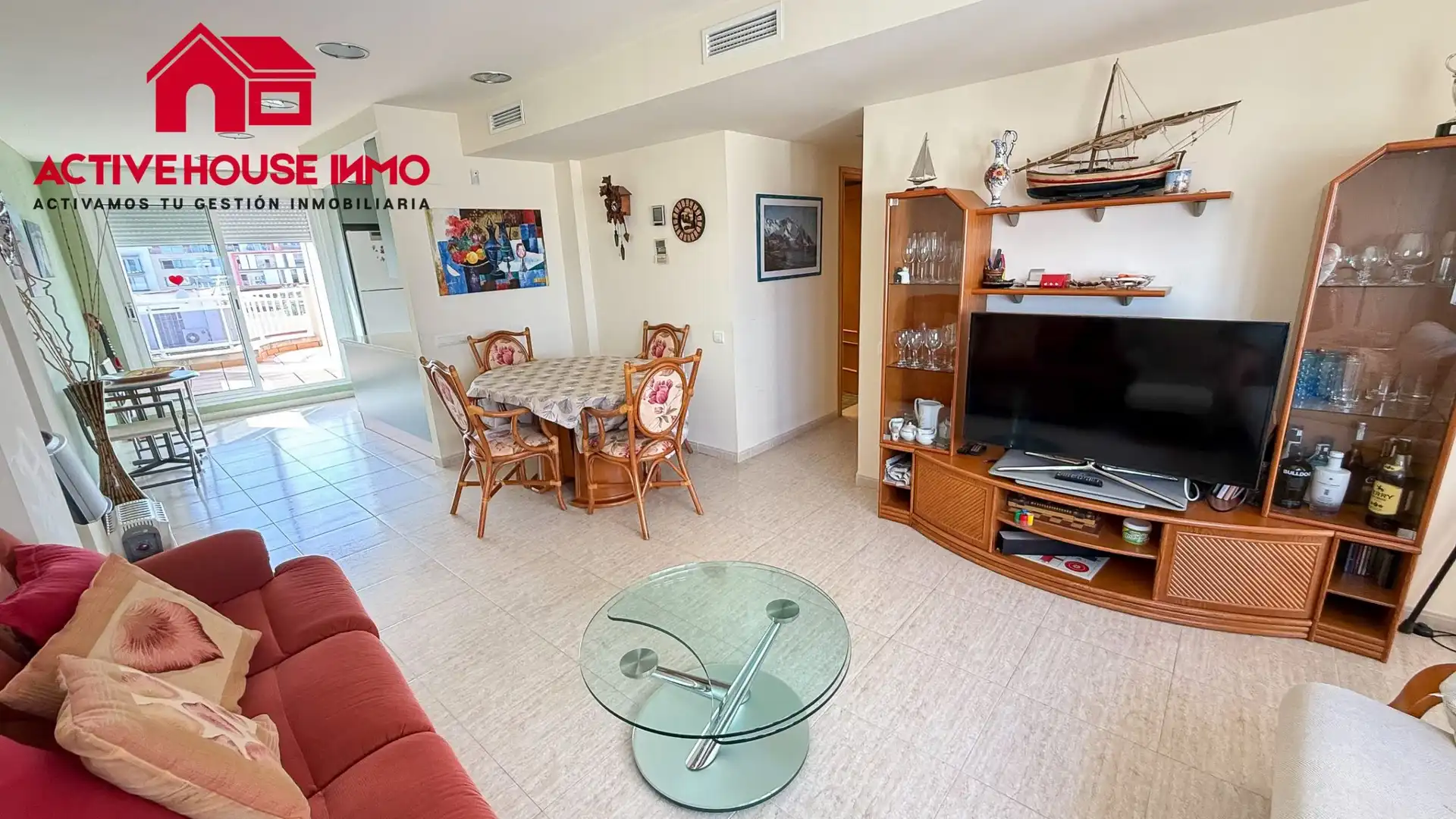 Living room of Attic for sale in La Ràpita  with Heating, Terrace and Storage room